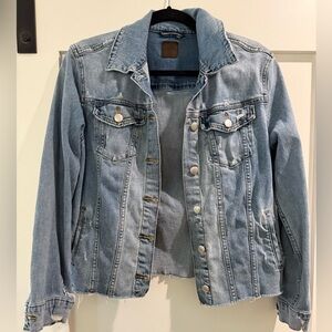 Joe’s Women’s Light Wash Cropped Denim Jacket Small